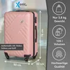 Xonic Design Reisekoffer mit Rollen 360° - ABS Produktbild-Vorschau 2