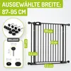 Bomi Treppenschutzgitter ohne Bohren, 87-95 cm, flacher Produktbild-Vorschau 2