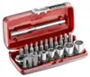 Coffret douilles 1/4'' 6 pans métriques et embouts 23 Voir les images du produit 2