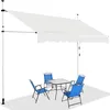 GOPLUS Klemmmarkise 200cm breit, Terrassenmarkise ohne Produktbild-Vorschau 2