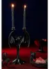 Kerzenleuchter Fledermaus Deko Halloween 35cm Produktbild-Vorschau 2
