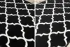 TAPIS DE COULOIR BCF MORAD Trelis Treillis marocain noir / Voir les images du produit 3