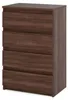 Kommode „HIT“, 4 Schubladen, 60 cm, Wenge-Eiche Produktbild-Vorschau 4