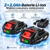 AJIEQAQ Wiertarko-wkrętarka udarowa 3 w 1 21V, Brushless, Podgląd zdjęcia produktu 4