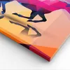 Bild auf Leinwand - Leinwandbild - Pferd Tiere Geometrie Produktbild-Vorschau 5