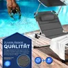 tillvex® Sonnenliege mit Dach und Kopfkissen Anthrazit - Produktbild-Vorschau 4