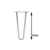 A single hairpin leg with a size indicator. Produktbild-Vorschau