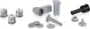 A collection of attachments for a food grinder or meat grinder. Voir les images du produit