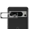 A close-up of a phone's camera lens protector placed over the camera module of a Google Pixel 8 Pro. Produktbild-Vorschau
