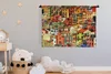 MuchoWow® Wandteppich Wandbehang Bunte Häuser in Cinque Produktbild-Vorschau 3
