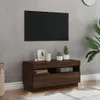 vidaXL TV skrinka s LED osvetlením Hnedý dubový vzhľad Náhľad obrázku produktu 2
