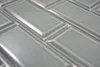 Handmuster Metro Subway Mosaik Fliese Keramik petrol Produktbild-Vorschau 3