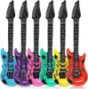 Schramm® 12 Stück Luftgitarren Bunt 100cm in 6 Farben Luft Produktbild-Vorschau 1