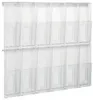 helit H6812202 Espositore da parete PLACATIV, 12 scomparti Anteprima dell’immagine prodotto 1