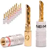 Hohl Bananenstecker 4mm vergoldet 18x Stecker NEXMEX für Produktbild-Vorschau 1
