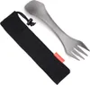 2 w 1 – łyżka-widelec „Spork” z tytanu – na piknik, w Podgląd zdjęcia produktu 1