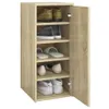 vidaXL Szafka na buty dąb sonoma 32x35x70 cm materiał Podgląd zdjęcia produktu 8