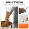 Collage of images showing a grain filling machine, a foot pedal, and a wrench with screws. Náhľad obrázku produktu