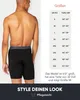 FM London heren, 4-pack bamboe boxershorts, lange Productafbeelding-voorbeeld 6