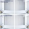 Duschabtrennung Duschtrennwand für Badewanne 120 x 140 cm Produktbild-Vorschau 3