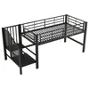 Flieks Etagenbett 90x200cm mit Treppe, Kinder Hochbett mit Produktbild-Vorschau 8