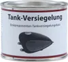 A can of tank sealant with an image of a motorcycle fuel tank on the label. Produktbild-Vorschau