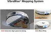 A collage of images showing a robot vacuum cleaner's mopping system in action and its features. Produktbild-Vorschau