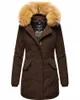 Marikoo Karmaa Damen Winter Jacke Stepp Parka Mantel Produktbild-Vorschau 1