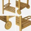 sweeek - Outdoor-Küchenwagen 95 cm aus Tannenholz mit Produktbild-Vorschau 10