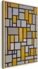 Italienischer Leinwand Leinwandbild - Composition with grid Produktbild-Vorschau 1