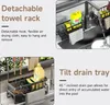 Organizér do dřezu, organizér do dřezu, koš na nádobí do Náhled obrázku produktu 3