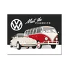 Nostalgic-Art - Aimant 6 x 8 cm - VW - Meet The Classics Voir les images du produit 1