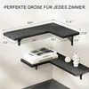 Schwebende Eckregale, 3er-Set, Eckregale aus Holz zur Produktbild-Vorschau 5