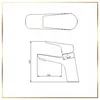 Stamar | Badmöbel - Set - 40 cm - mit Waschbecken - Produktbild-Vorschau 6