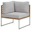 home24 Loungeset - 6-teilig - Webstoff / Teak Massiv Produktbild-Vorschau 3