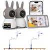 Babyphone avec 2 caméras et APP 2K/5,0 pouces WLAN Voir les images du produit 1
