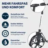 HUDORA BigWheel® 205 Advanced Scooter - Black & White- Produktbild-Vorschau 3