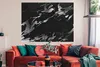 MuchoWow® Poster Marmor - Schwarz - Silber - Luxus 160x120 Produktbild-Vorschau 2
