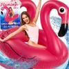 Kuketo | Plavecký kruh Flamingo 120 cm - XXL nafukovací Náhled obrázku produktu 1