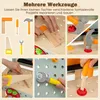 COSTWAY Werkbank Kinder Holz, Werkzeugbank mit Tafel & Produktbild-Vorschau 6