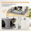 PAWZ Road Kratzbaum Grosse Katzen Stabil, 184 cm Grau Produktbild-Vorschau 5
