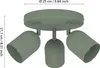 Eglo Leuchten 3er Spot Rondell Tilston Ø 25 x 21 cm vert Voir les images du produit 4
