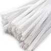 Pfeifenreiniger 20er Chenille-Draht 6mm, Länge 30cm, weiß Produktbild-Vorschau