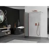 Mexen Kioto Walk-in Duschwand 140 x 75 cm, transparent, Produktbild-Vorschau 2