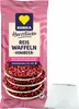 Edeka Reiswaffeln Himbeer mit Zartbitterschokolade 4 Stück Produktbild-Vorschau 1