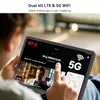 A person is holding and using a tablet device. Produktbild-Vorschau