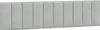 A light gray upholstered headboard with vertical tufting. Produktbild-Vorschau