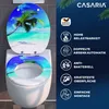Casaria Copriwater Universale Doppia Chiusura Silenziosa Anteprima dell’immagine prodotto 2