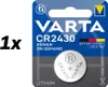 1x batéria Varta CR2430 3V lítiová minca Maloobchodný Náhľad obrázku produktu 3