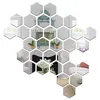 Naklejki lustrzane samoprzylepne 126x110x63 mm 12 szt Podgląd zdjęcia produktu 4